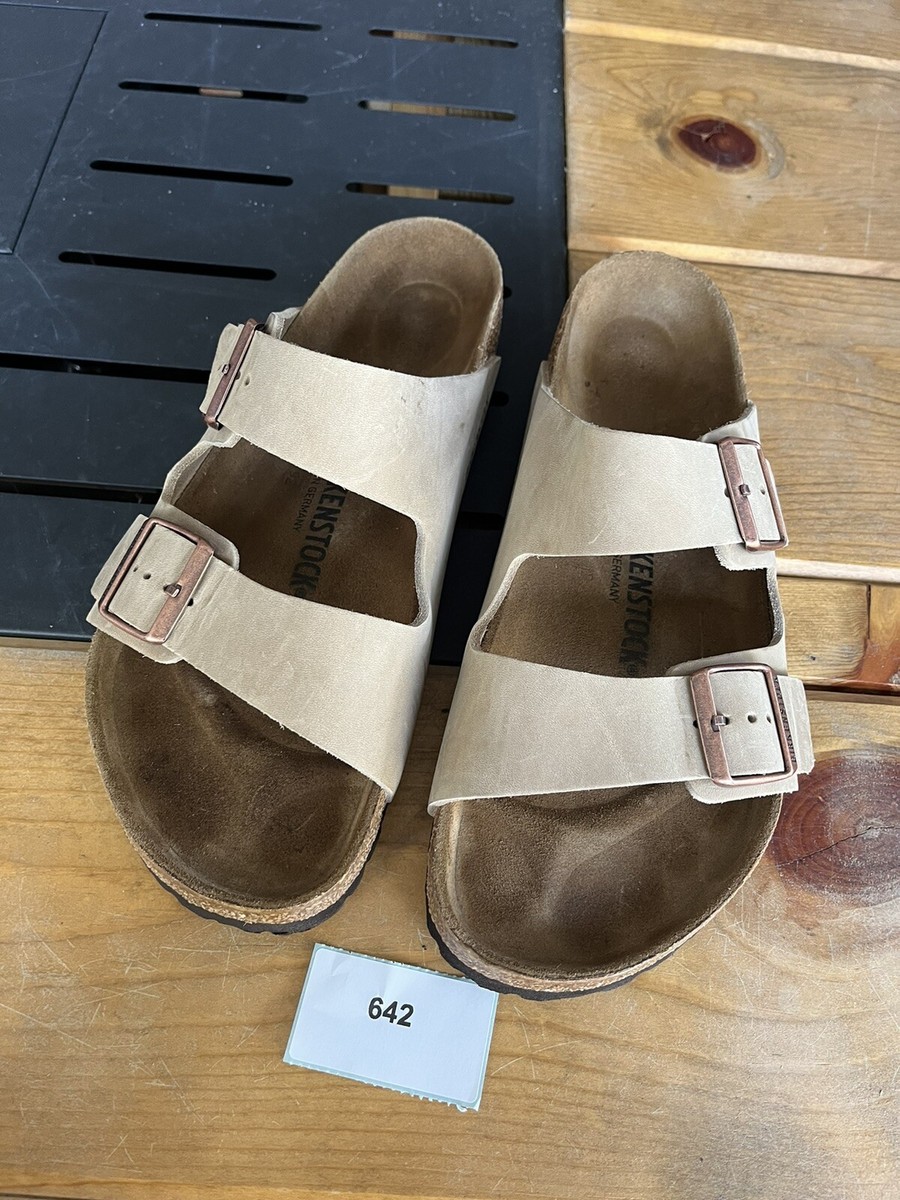 使用1回 BIRKENSTOCK アリゾナ Regular 42 Birkenstock Arizona Regular BirkiBuck White 42 EU 9 US - NEW