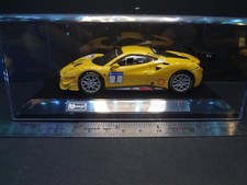 Burago Ferrari Racing Ferrari 488 Challenge Yellow 2017 1:43 scale diecast