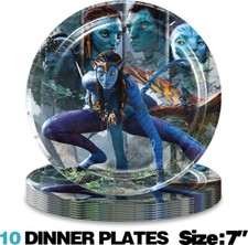 Avatar Paper Plates Party Supplies Tableware Disposable Dinnerware 10pcs