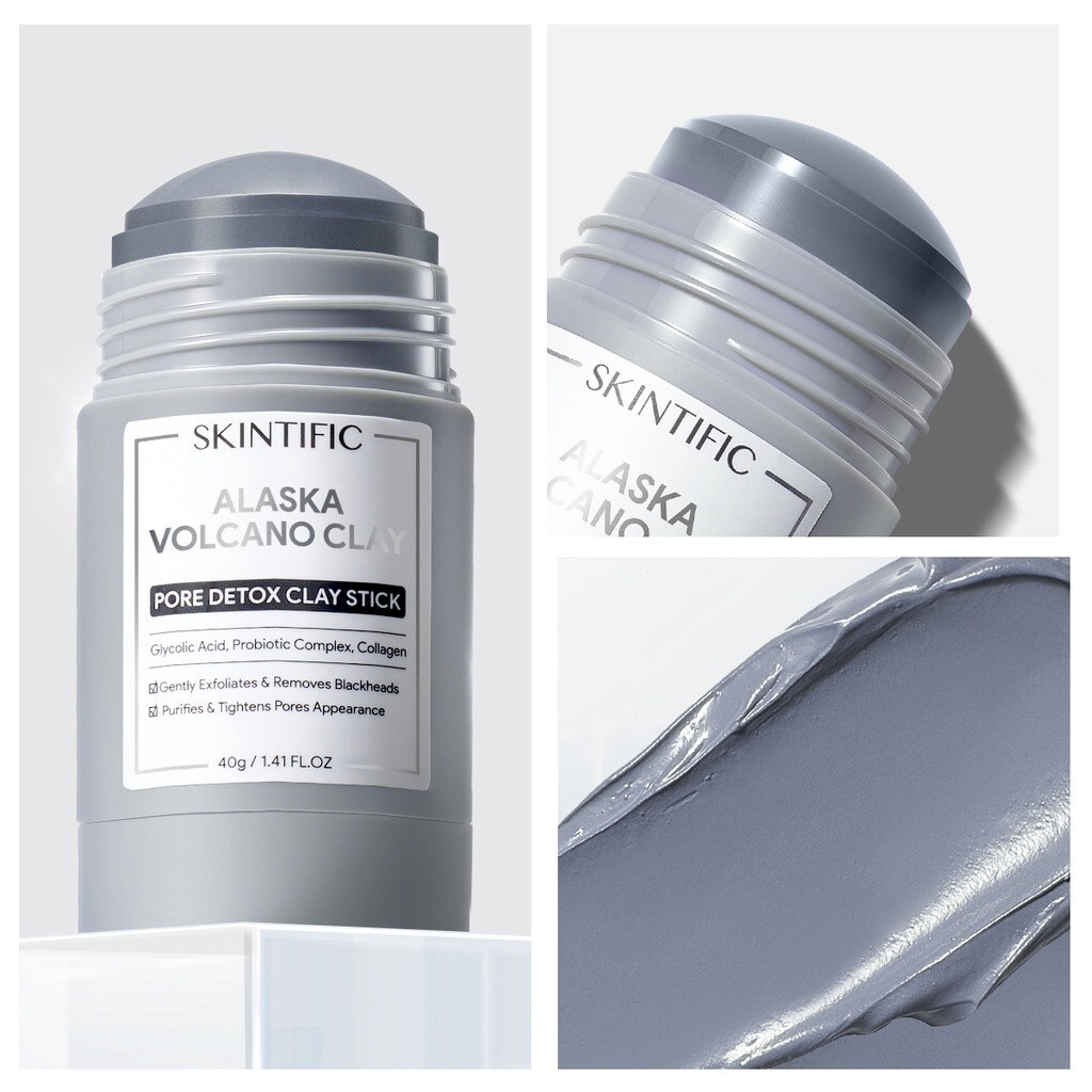 SKINTIFIC Alaska Volcano Pore Clay Stick 40g - Facial Mask