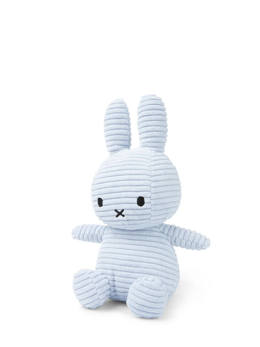 Детские игрушки Nijntje - Miffy Cordury Kuscheltier Bon Ton Toys sitzend Farbe hellblau 23 см 7490₽