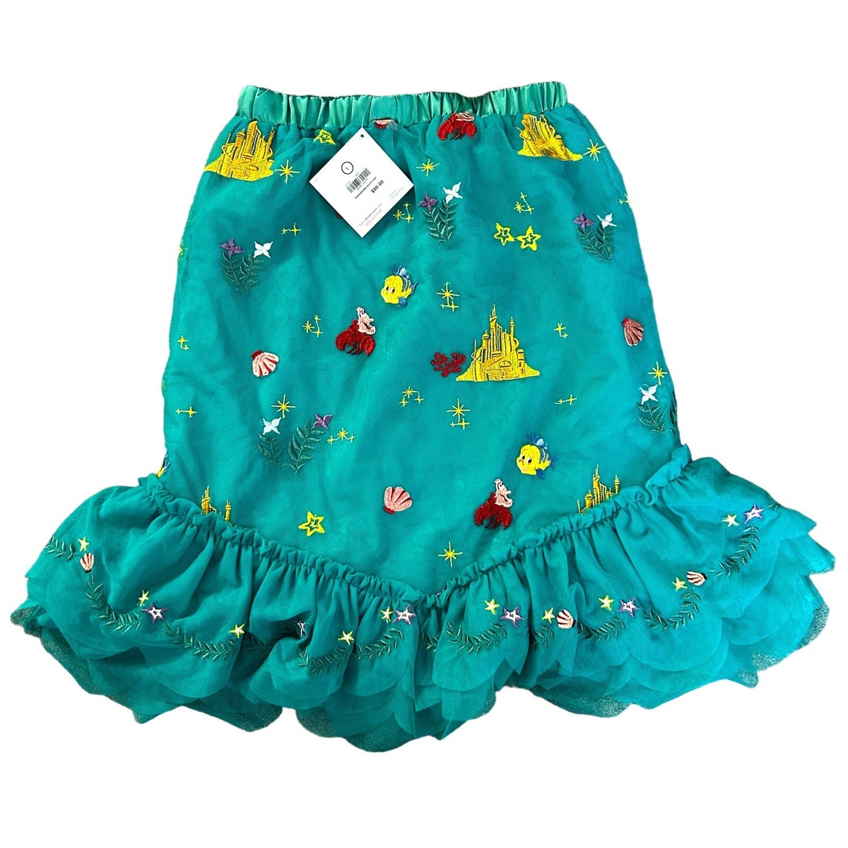 The Little Mermaid Hanna Andersson Disney Collection Teal Tulle