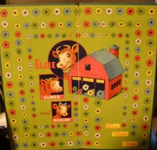 Vintage 1941 Selchow & Righter Co. BORDEN ELSIE ELMER & BEULAH Board Only