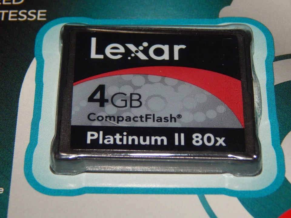 Lexar Platinum II Compact Flash 4 GB SEALED - Image 3 of 4