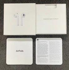 Apple AirPods Original 2nd Gen EMPTY RETAIL BOX ONLY with Tray **NO AIRPODS**