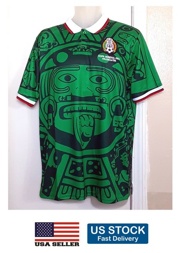 Green Retro Soccer Jersey L- 2XL | eBay