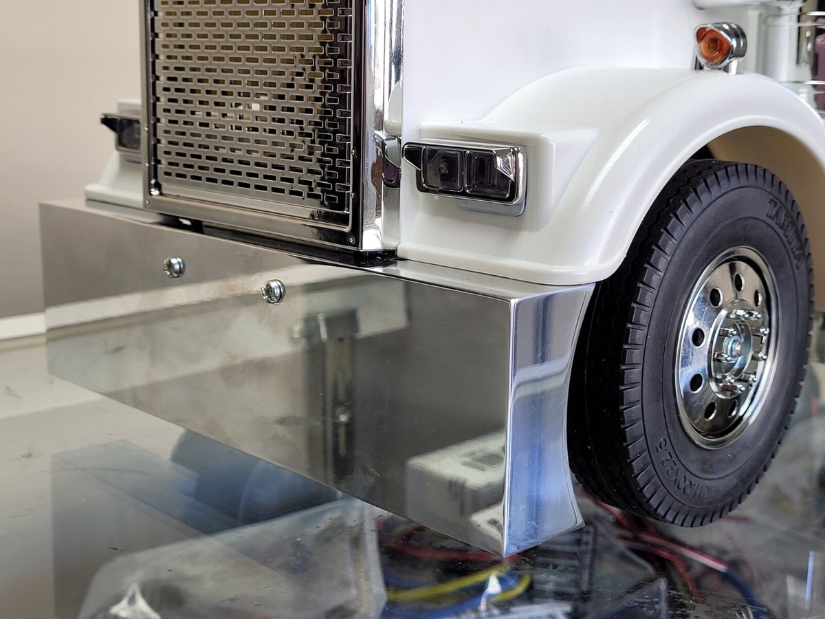 Stack Tubi Alluminio 1/14 Tubi Di Scarico Laterali In Alluminio Per Tamiya King Hauler 1/14 - Per Camion RC, JP Garage Scarico Tamiya King Hauler