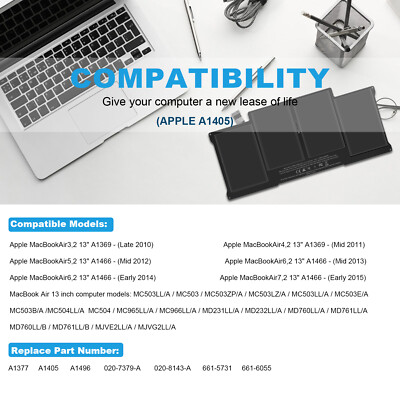 A1466 Battery for Apple MacBook Air 13