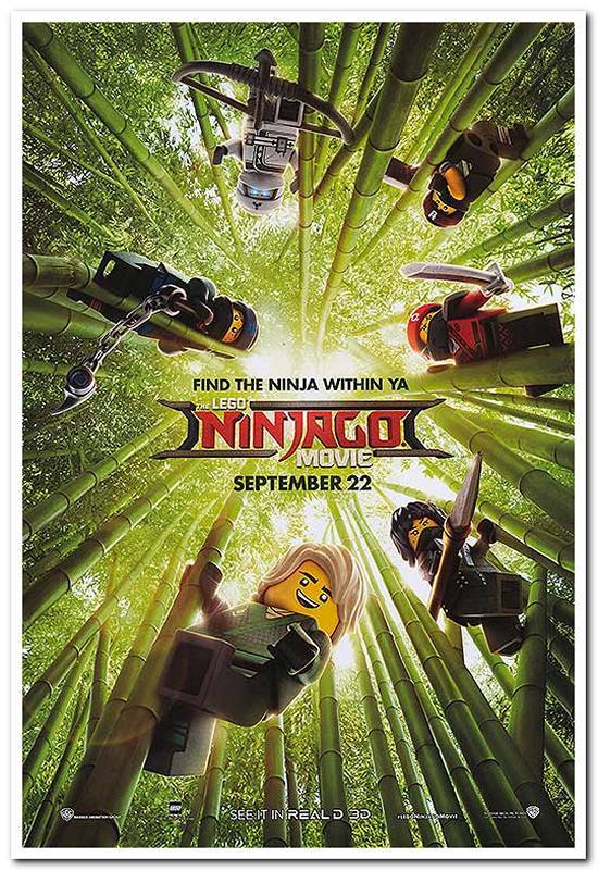 LEGO NINJAGO MOVIE -2017- Original 27x40 ADVANCE 