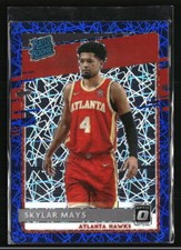 Skylar Mays 2022 Donruss Optic Blue Velocity #196  Baseball Card