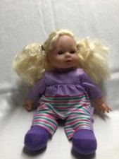 Baby Doll with Blonde HAir and Purple Outfit