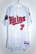 Authentic Majestic Minnesota Twins Joe Mauer Cool Base Jersey Large 44