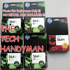 5-PACK HP 564XL BLACK COLOR PHOTO INK NO RETAIL BOX PHOTOSMART D5445 D5460