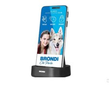 CELLULARE ANZIANI BRONDI AMICO S+B 5,7" +BASE TASTI GRANDI SOS CONTROLLO REMOTO