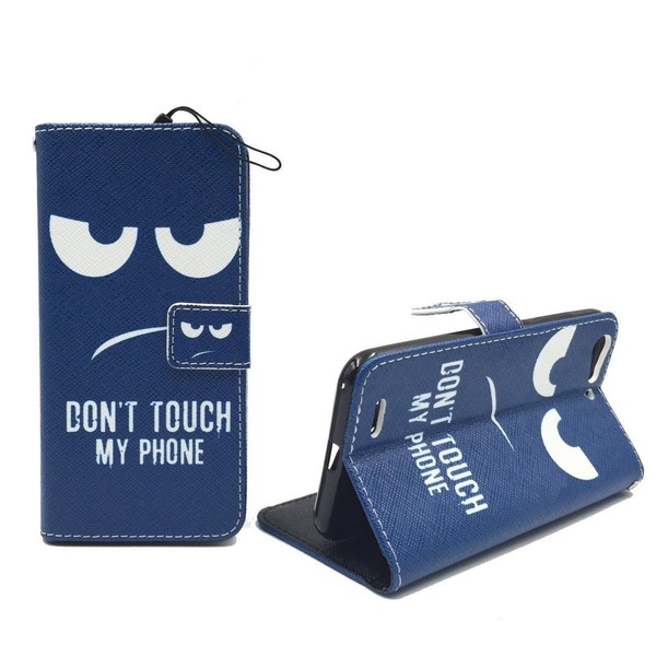 Schutz HüLle FüR ZTE Blade V6 Dont Touch Tasche Case Cover + 1 Panzer Schutz Gla-image
