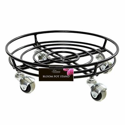Plant Caddy Ständer Räder Schwerlast Gießmaschine Blumenpflanztopf Schwerlast 37cm