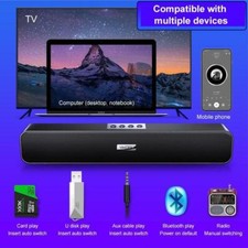Altoparlante Cassa Soundbar Bluetooth 5.0 – TV, PC, Smartphone – Ricaricabile
