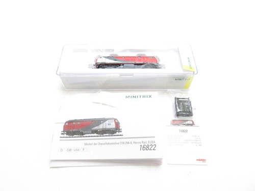 (GC031) Minitrix 16822 N DC Diesellok BR 218 Heros Rail Rent, Sound, DCC, OVP - Picture 10 of 12
