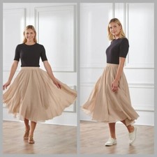 Indien Beige Solide Jupe Coton Femmes Vêtements Jupe Filles Soirée Jupe Au