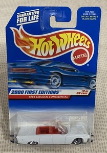hot wheels 2000 first edition 1964 lincoln continental