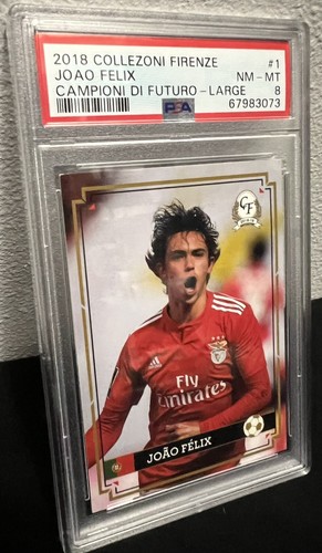 2018 Collezoni Firenze Joao Felix Gold #1 Campioni Di Futuro Rookie PSA 8 NM-MT - Picture 5 of 9