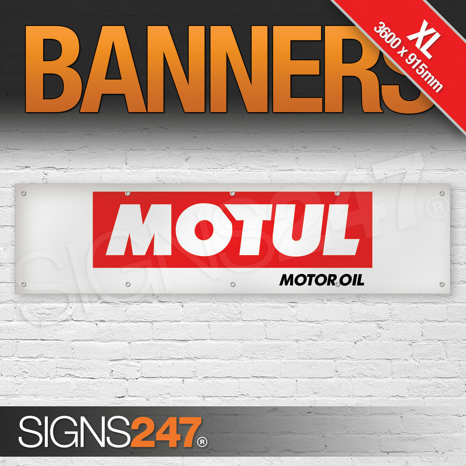 Motul Motor Oil Car Banner EXTRA LARGE Sign Display Motorsport