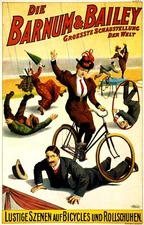 German Barnum & Bailey 1900 Circus  Poster Print  11 x 17  Giclee Print