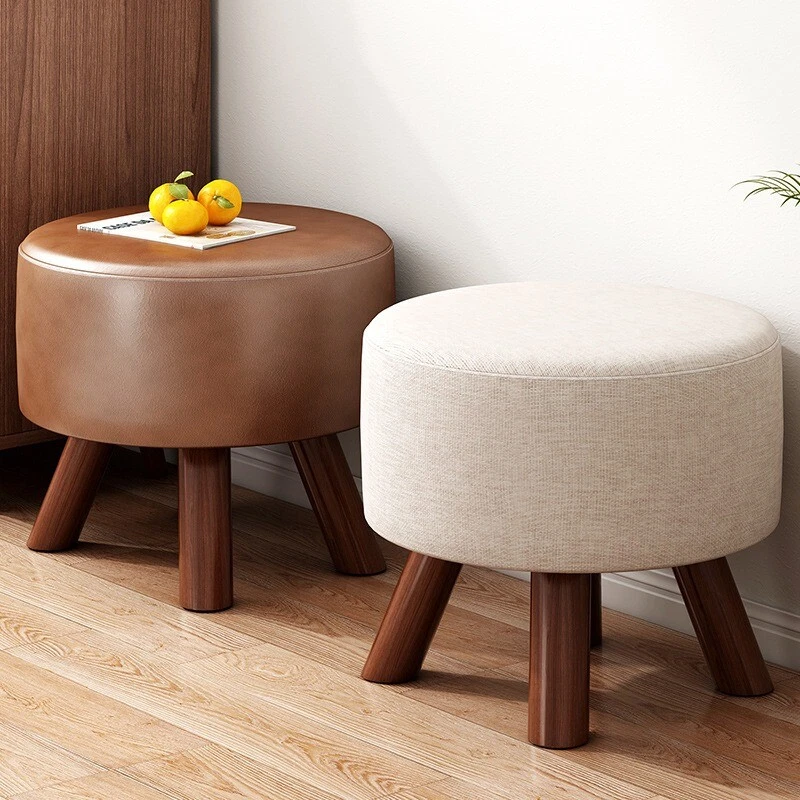 Small stool, home living room sofa stool, coffee table stool, shoe wearing stool - Image 3 of 4