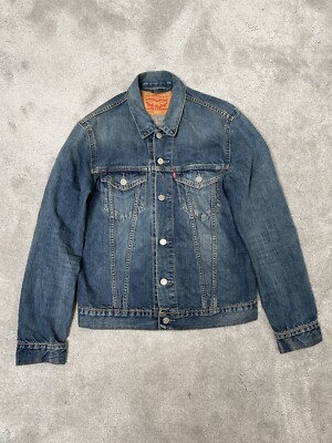 Levis Trucker Jacket Size Medium 72333-0017 Vintage style Blue