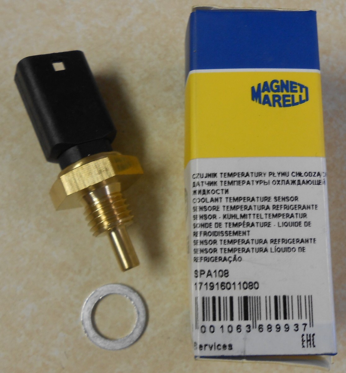 Magneti Marelli Coolant Temperature Sensor 171916011080 | eBay 