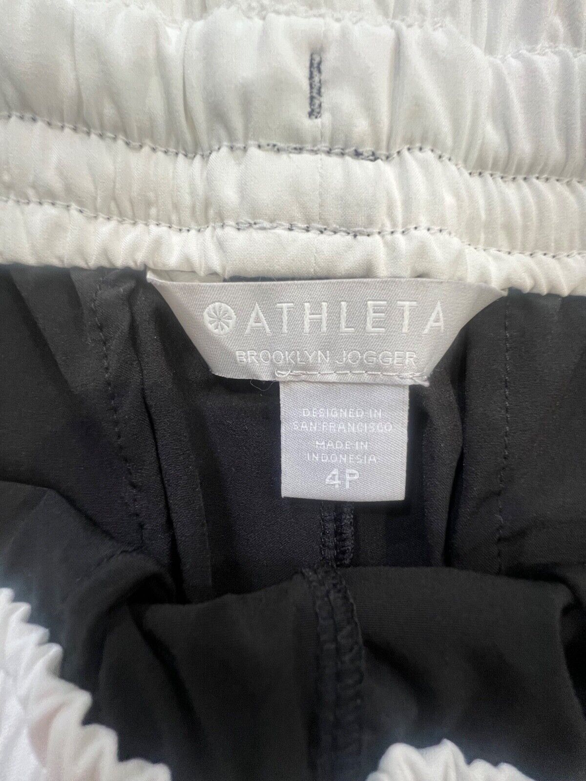 Athleta Brooklyn Joggers Black/White, Athletic Pa… - image 4