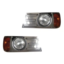 Fortpro Chrome Headlights For Mack Granite CV713 - Both Sides