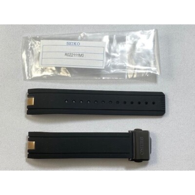 Seiko Astron Original Uhrenarmband 21mm schwarz R022111M0 für SBXC024 / 5X53-...