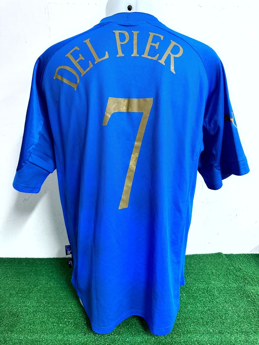 Italy Shirt Del Piero No Match Worn Issue Vintage 2004/2005