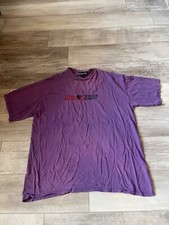 Vintage 90s B.U.M. Equipment Brand T Shirt Purple Made in USA XL