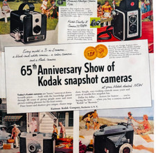 1953 Kodak Snapshot Cameras Advertisement 65th Anniversary Show Eastman DWWW13