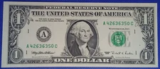 **WEB PRESS NOTE** $1 1995 Plate #1/10 ((CHOICE/ GEM)) FRN