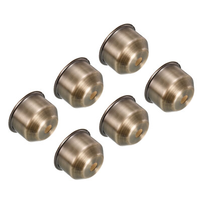 E26/E27 Lampenfassung 6Pack Lampensockel Beleuchtung für Kronleuchter Bronze
