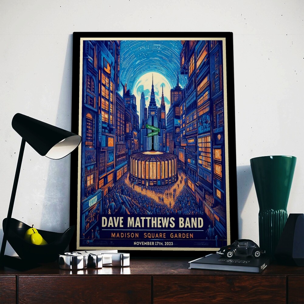 Dave Matthews Band Madison Square Garden, NY November 17, 2023 Poster