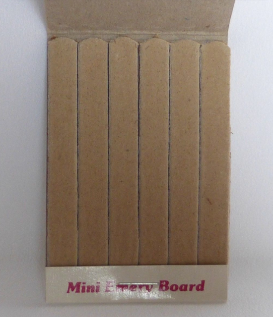 Tupperware Hostess Gift Vintage Matchbook Emery Boards Collectible Item