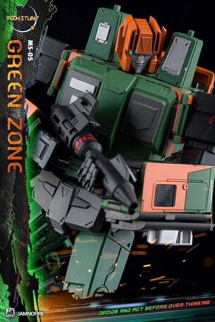 Transformation toy Moon Studio MS05 RADIA TRON Green Zone Action