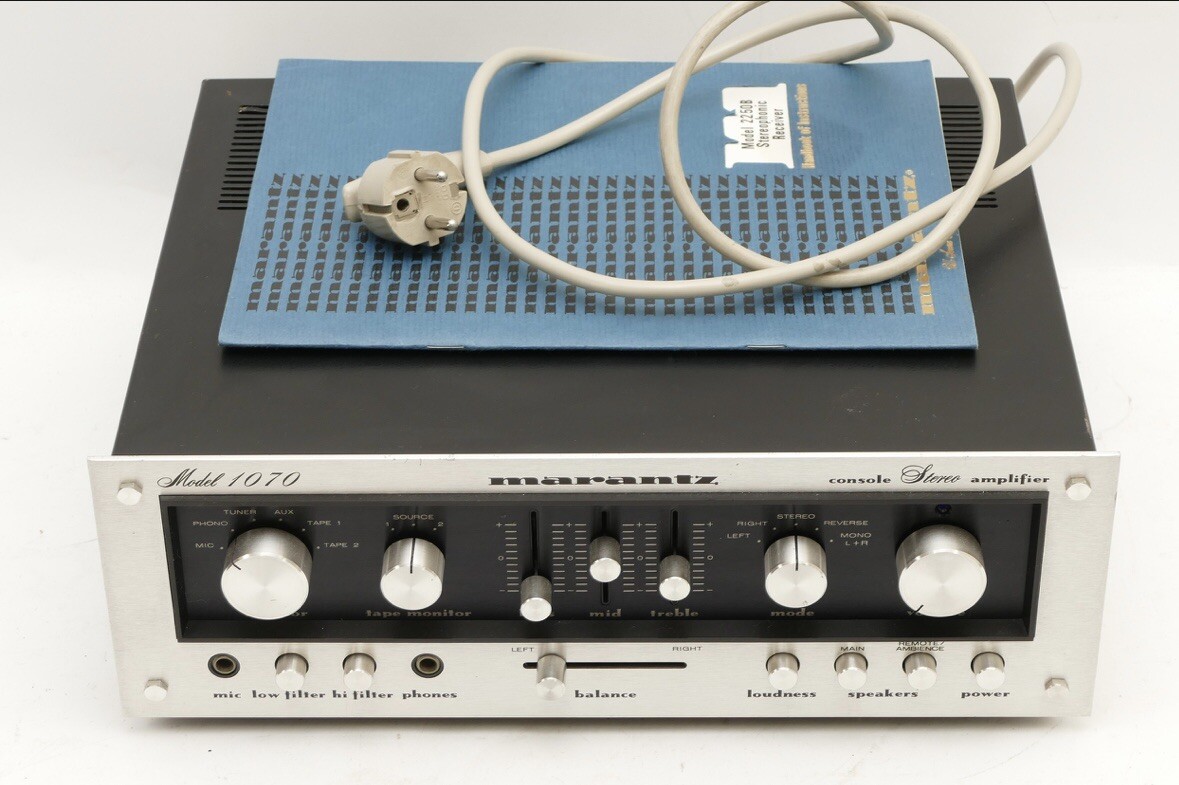 Marantz Model 1070 Console Stereo Amplifier 110-240V HiFi | eBay UK