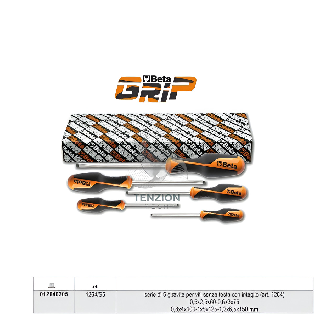 Beta 1264/S5 Set 5 Giraviti: Design Ergonomico e Precisione