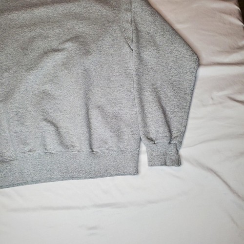 Champion Oakland University Sweatshirt Womens M Heathered Gray 21x25 ARM STAIN - Picture 13 of 16