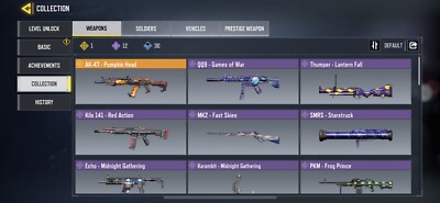 codm account with ak47 legendary