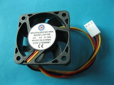 10 pcs Brushless DC Cooling Fan 5V 4010S Blades 40x40x10mm 3Wires Sleeve Bearing