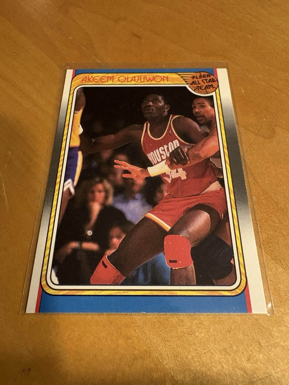 1988-89 Fleer #126 Akeem Olajuwon Houston Rockets Basketball Card
