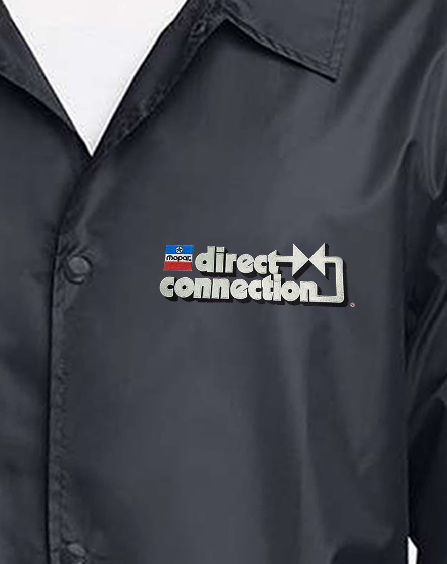 Classic/Retro Direct Connection Logo - Team/Button Down Jacket - Mopar ...