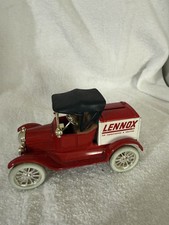ERTL 1988 Ford Runabout Lennox Diecast Bank 1:25 Scale 1918 Model, Series 3