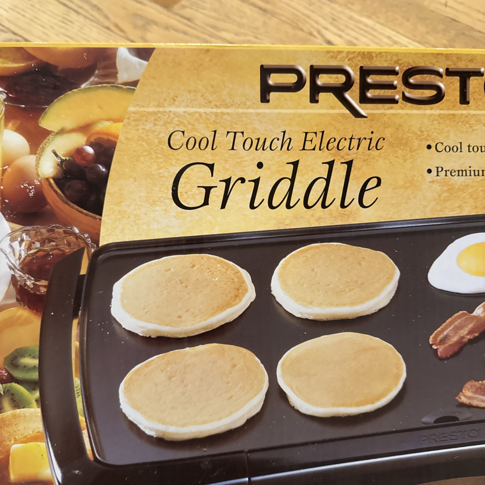 Presto 07030 1500-Watt Cool Touch Electric Non Stick Griddle Sealed NEW